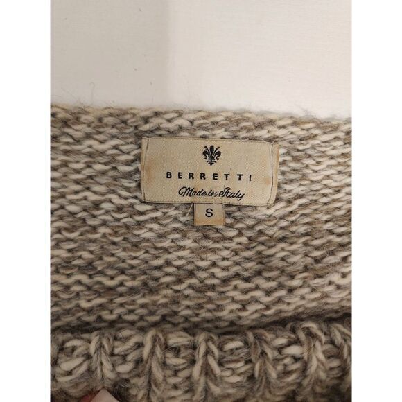Berretti Tan Wool Blend Sweater in Small - Picture 7 of 7